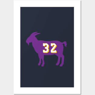 Magic Johnson Los Angeles Goat Qiangy Posters and Art